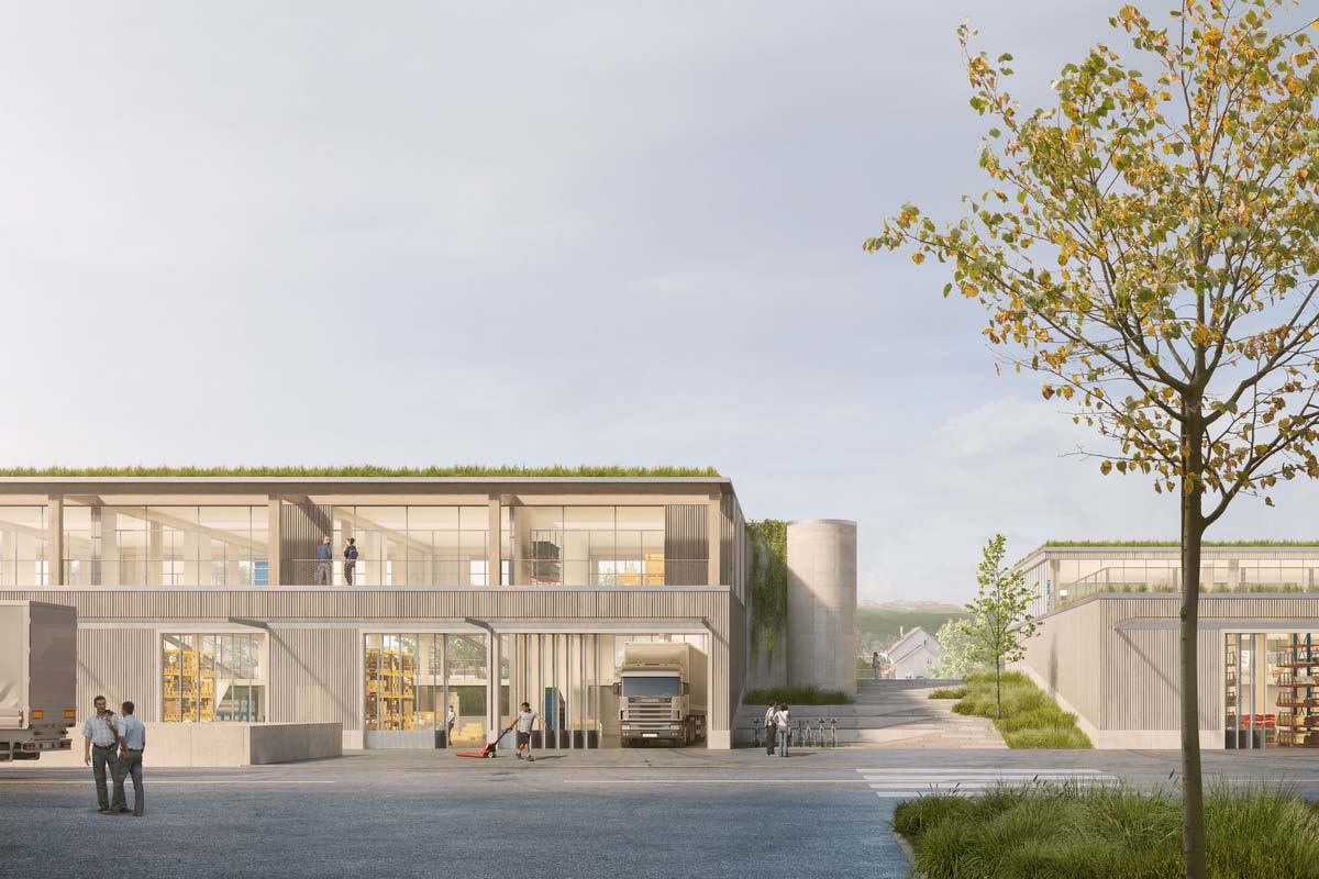 Réalisation d’un bâtiment industriel et artisanal, Genève