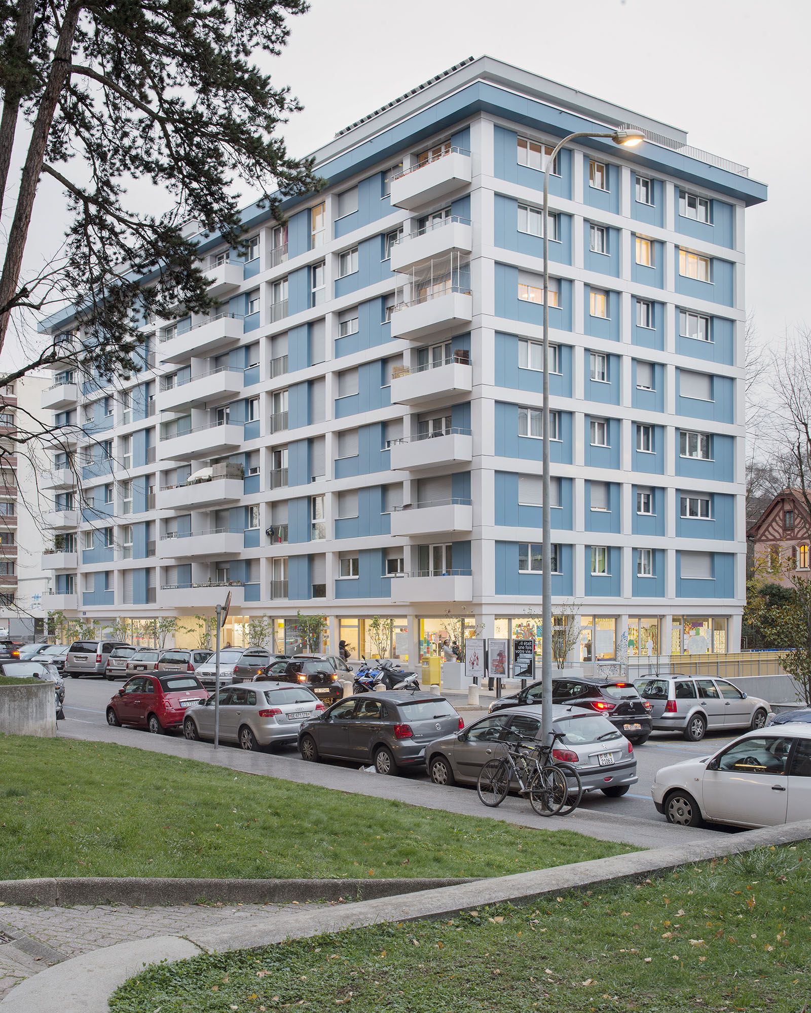 Transformation, rénovation d’un bâtiment de logements, Genève