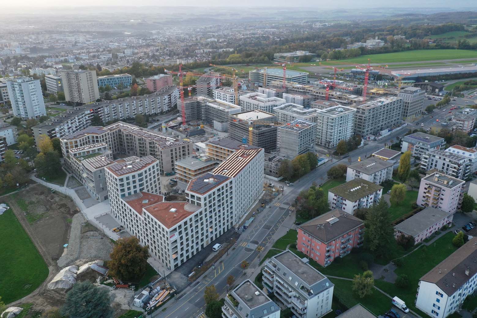 Réalisation d’un écoquartier sur le site des Plaines-du-Loup, pièce urbaine B, Lausanne