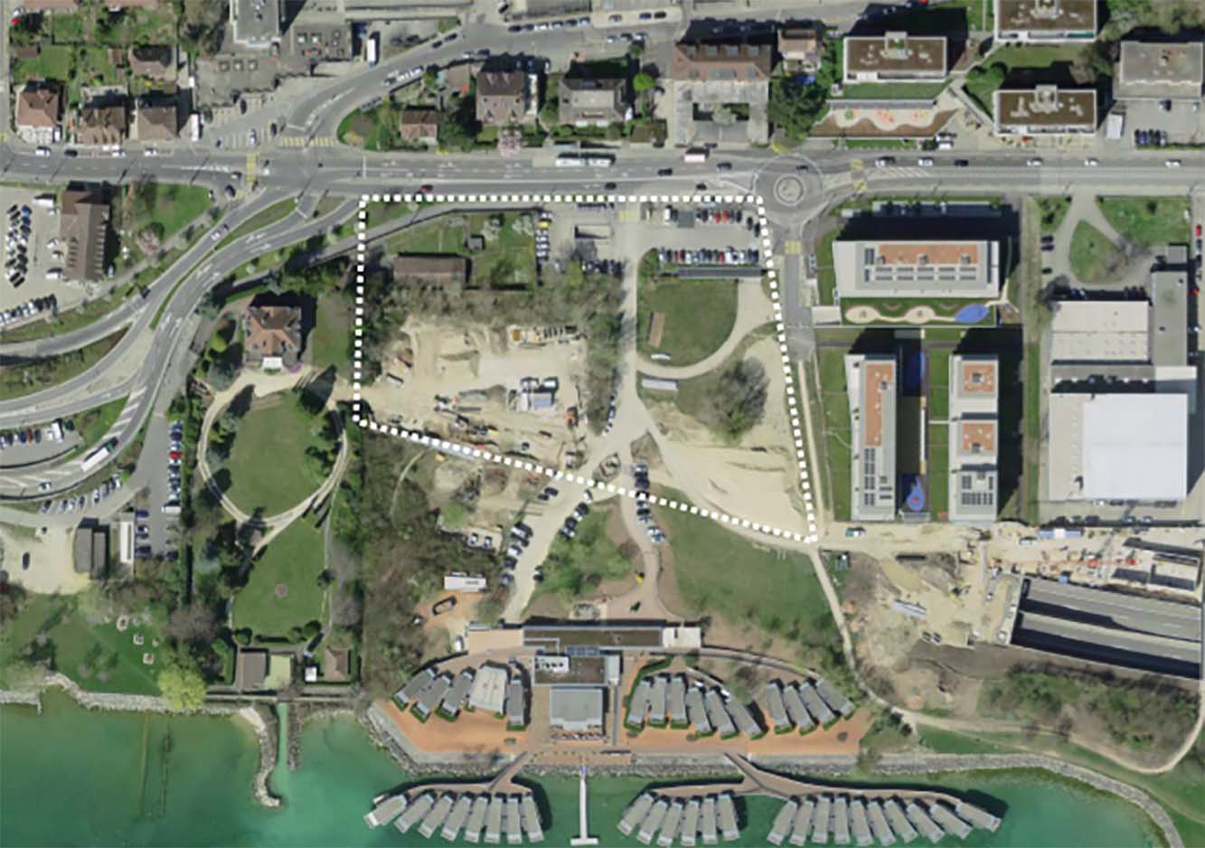 Développement du plan de quartier Monruz-Sud – Ensemble Gouttes d’Or, Neuchâtel