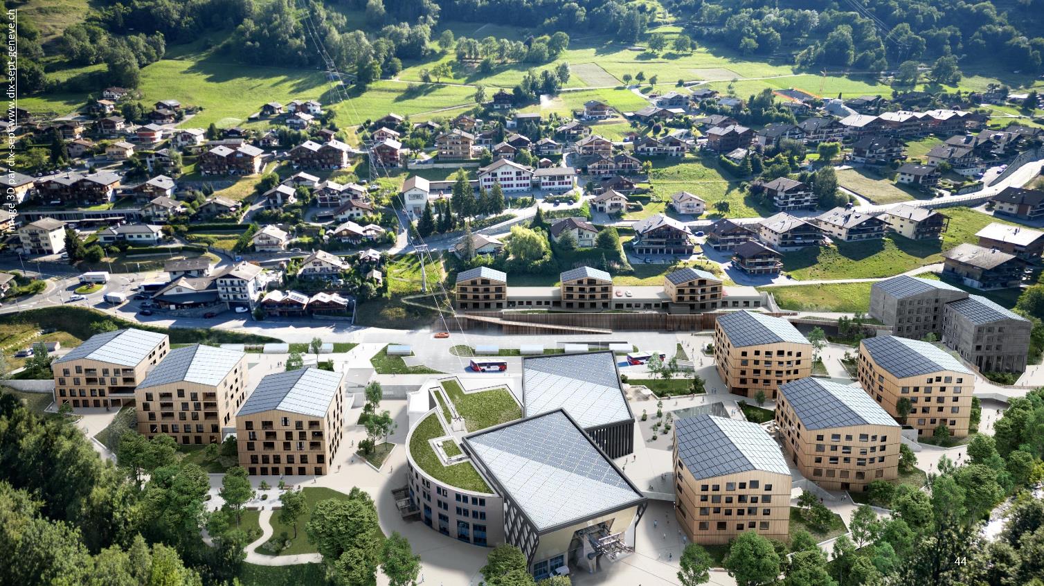 Développement du site de Curala, le Châble