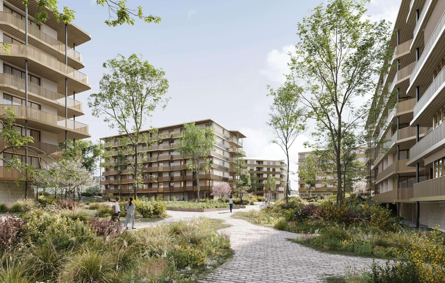 Transformation, rénovation de logements et réalisation du bâtiment « Les Tuileries », Epalinges