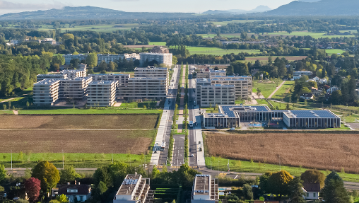 Réalisation de la pièce urbaine A4-A5 Belle-Terre, Thônex
