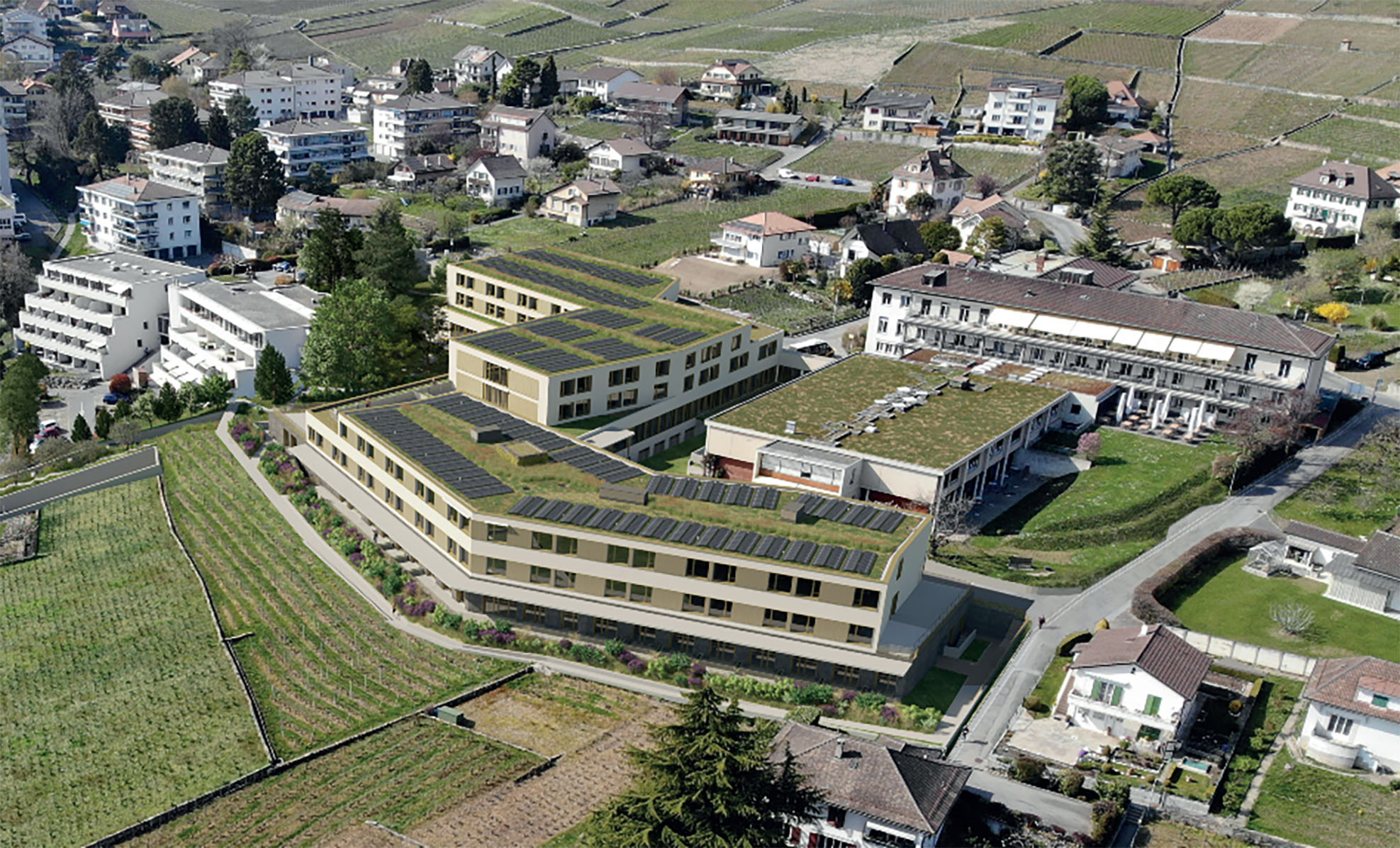 Projet « IMAGO », agrandissement de l’Hôpital du Lavaux, Cully
